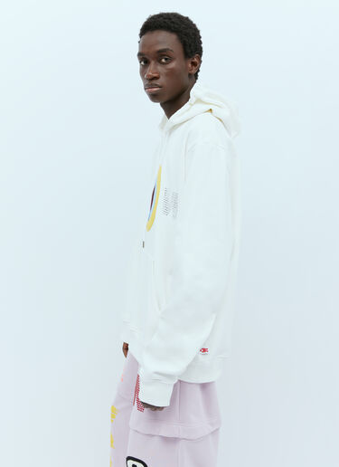 Walter Van Beirendonck WOW 오버사이즈 후드 스웨트셔츠 화이트 wlt0154011