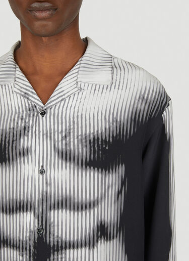 Y/Project x Jean Paul Gaultier Body Morph Pyjama Shirt Black ypg0350006