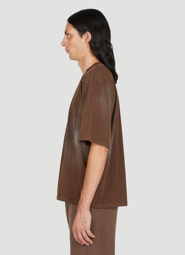 Entire Studios Dart Short Sleeve T-Shirt Brown ent0153022