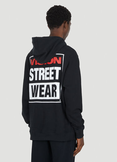 Vision Street Wear OG ロゴ フード付きスウェットシャツ ブラック vsw0150007
