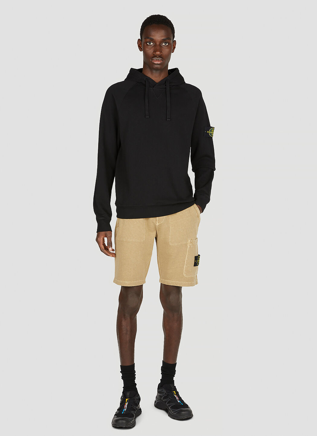 Stone island hoodie and shorts store