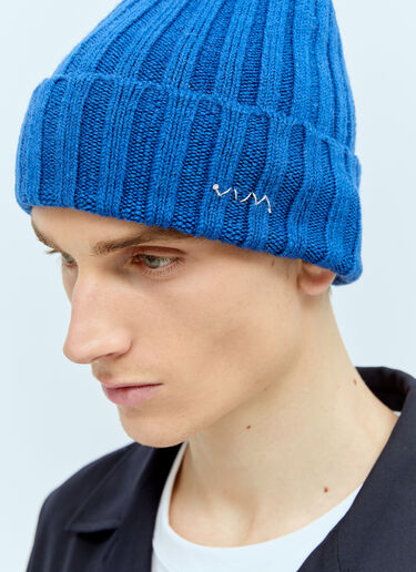 Visvim Wool Beanie Hat Blue vis0154012