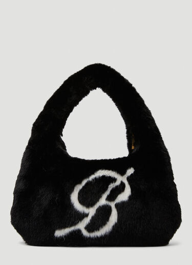 Blumarine Eco Faux Fur Handbag Black blm0249017