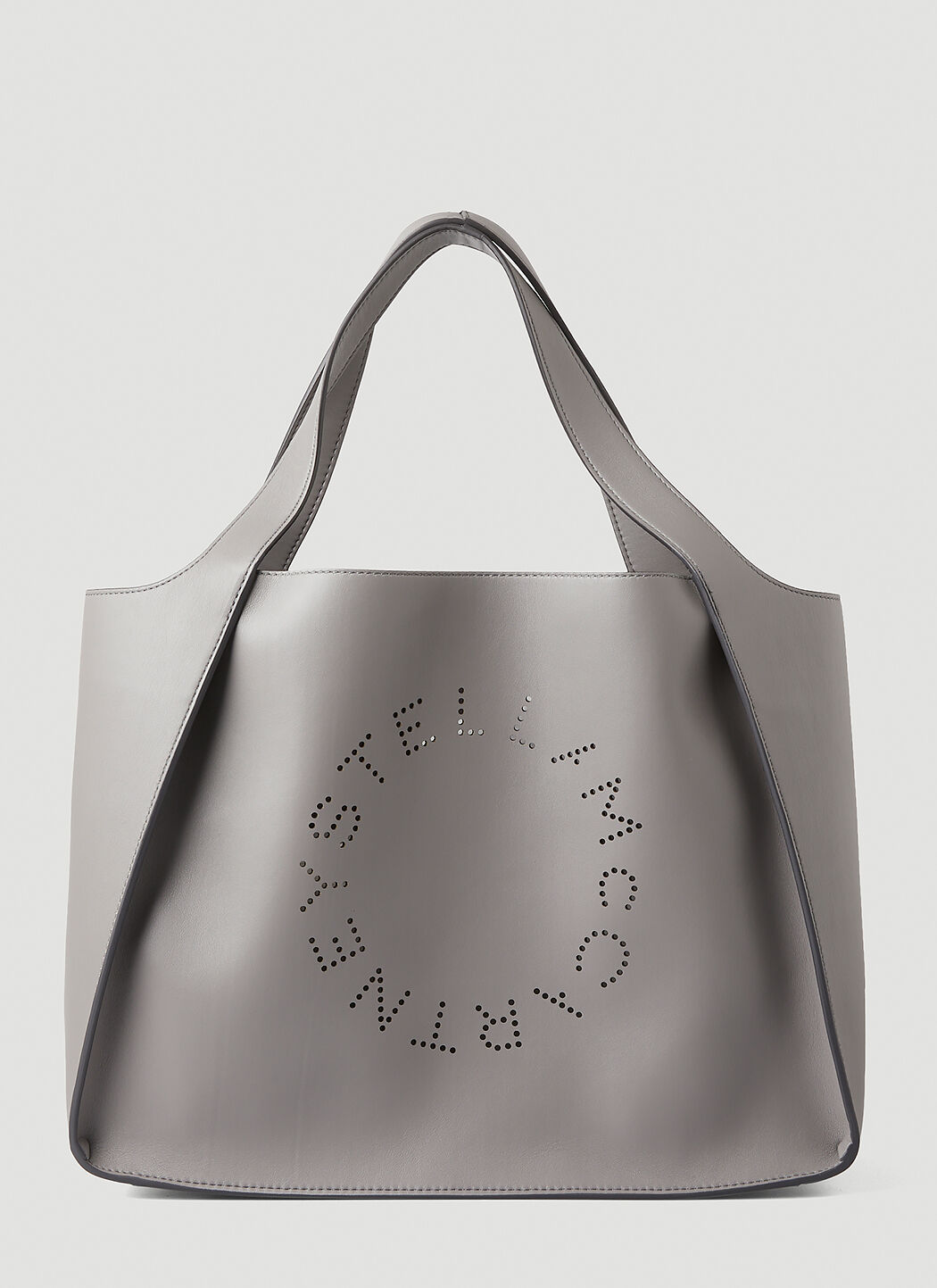 Stella mccartney perforated logo tote clearance