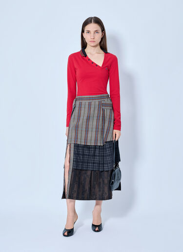 LN-CC® - Vivienne Westwood: Long Meghan Kilt - Beige Vivienne Westwood Long Meghan Kilt Beige vvw0265004