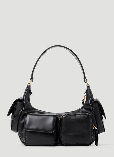 Miu Miu Pocket Shoulder Bag Black miu0252046