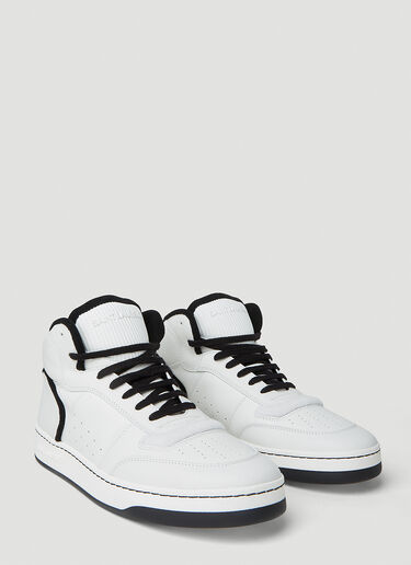 Saint Laurent SL/80 High Top Sneakers White sla0151053