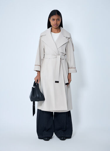 Max Mara Cute Trench Coat Beige max0263200