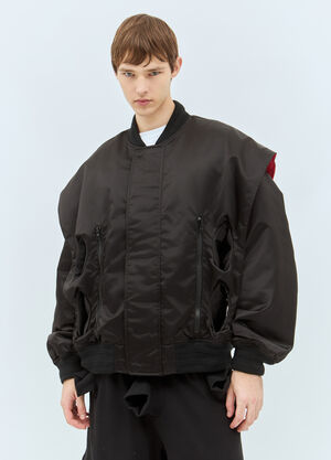 Walter Van Beirendonck Tunnel Bomber Jacket Black wlt0158001