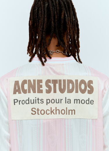 Acne Studios Striped Football Jersey Pink acn0156007