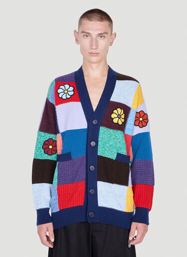 1 Moncler JW Anderson Patchwork Cardigan Navy mjw0352003