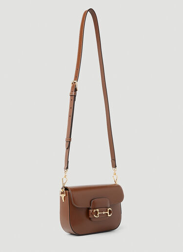Gucci Horsebit 1955 Mini Shoulder Bag Brown guc0253196