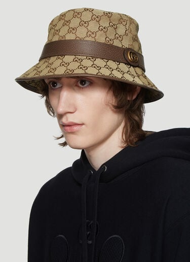 Gucci GG Canvas Bucket Hat Beige guc0345002