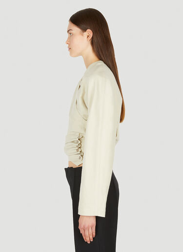 Lemaire 裹身上衣 乳白 lem0250006