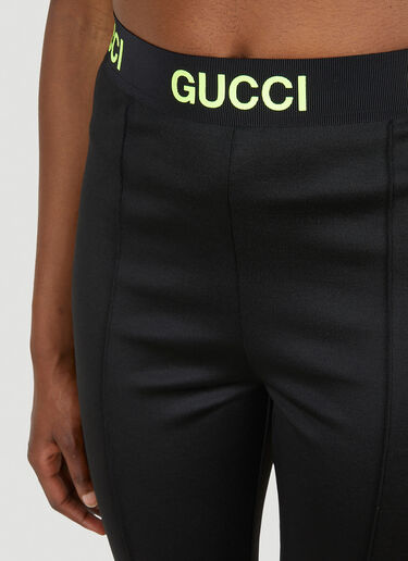 Gucci 徽标提花打底裤 黑 guc0250014