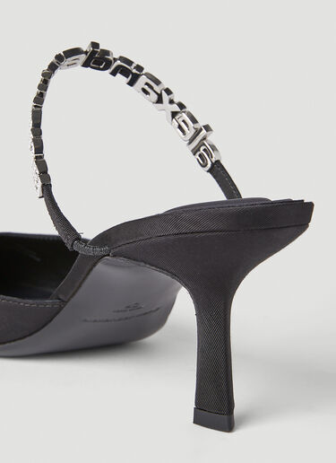 Alexander Wang Delphine Logo Strap Mules Black awg0251052