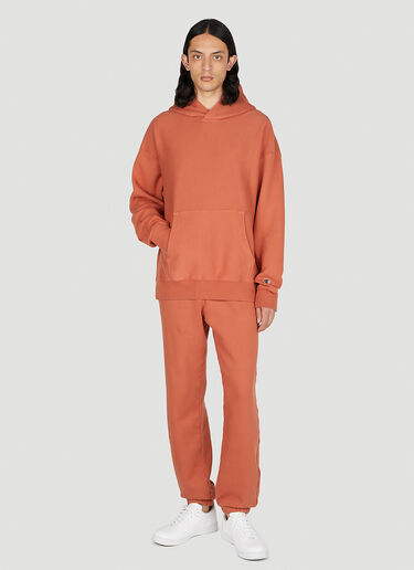 Champion Logo Embroidered Hooded Sweatshirt Orange cha0152019