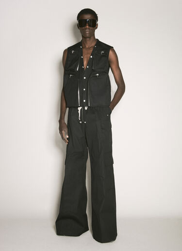 Rick Owens 포터빌 카고 베스트  블랙 ric0157017