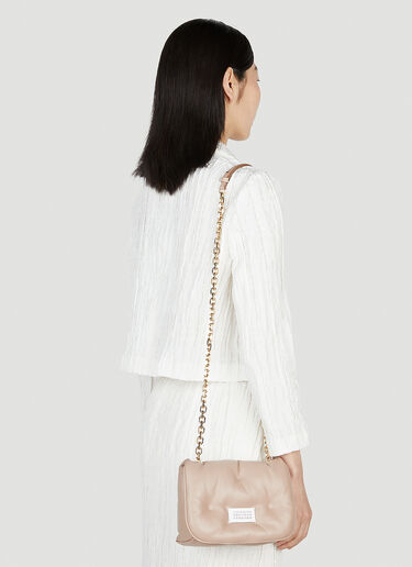 Maison Margiela Glam Slam 小号翻盖单肩包 米色 mla0251056