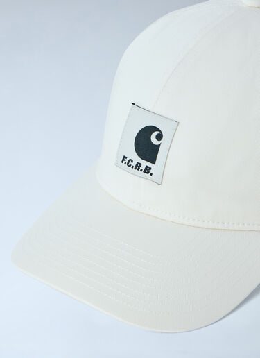 Carhartt WIP x F.C.Real Bristol Logo Patch Baseball Cap White wip0364006