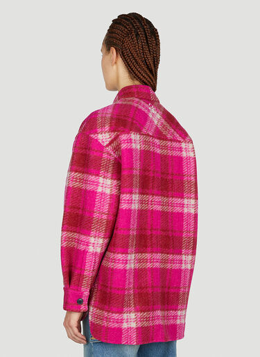 Isabel Marant Étoile Harveli Check Jacket Pink ibe0251015