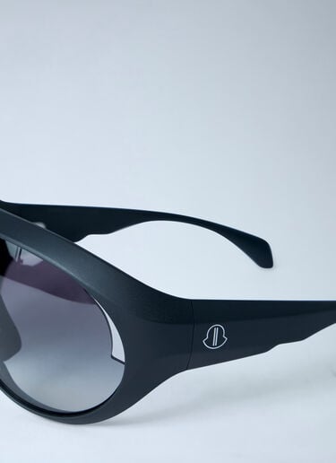 Moncler x Rick Owens Visor Shield Sunglasses Black mcs0363025