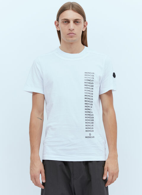 Moncler Logo Print T-Shirt Khaki mon0154036