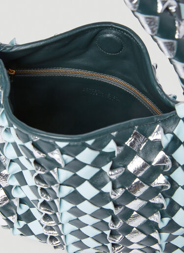 Bottega Veneta 小号 Hop 单肩包 银色 bov0255082