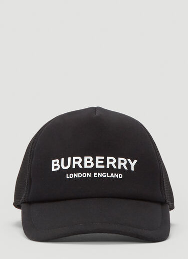Burberry Logo Baseball Cap Black bur0239047