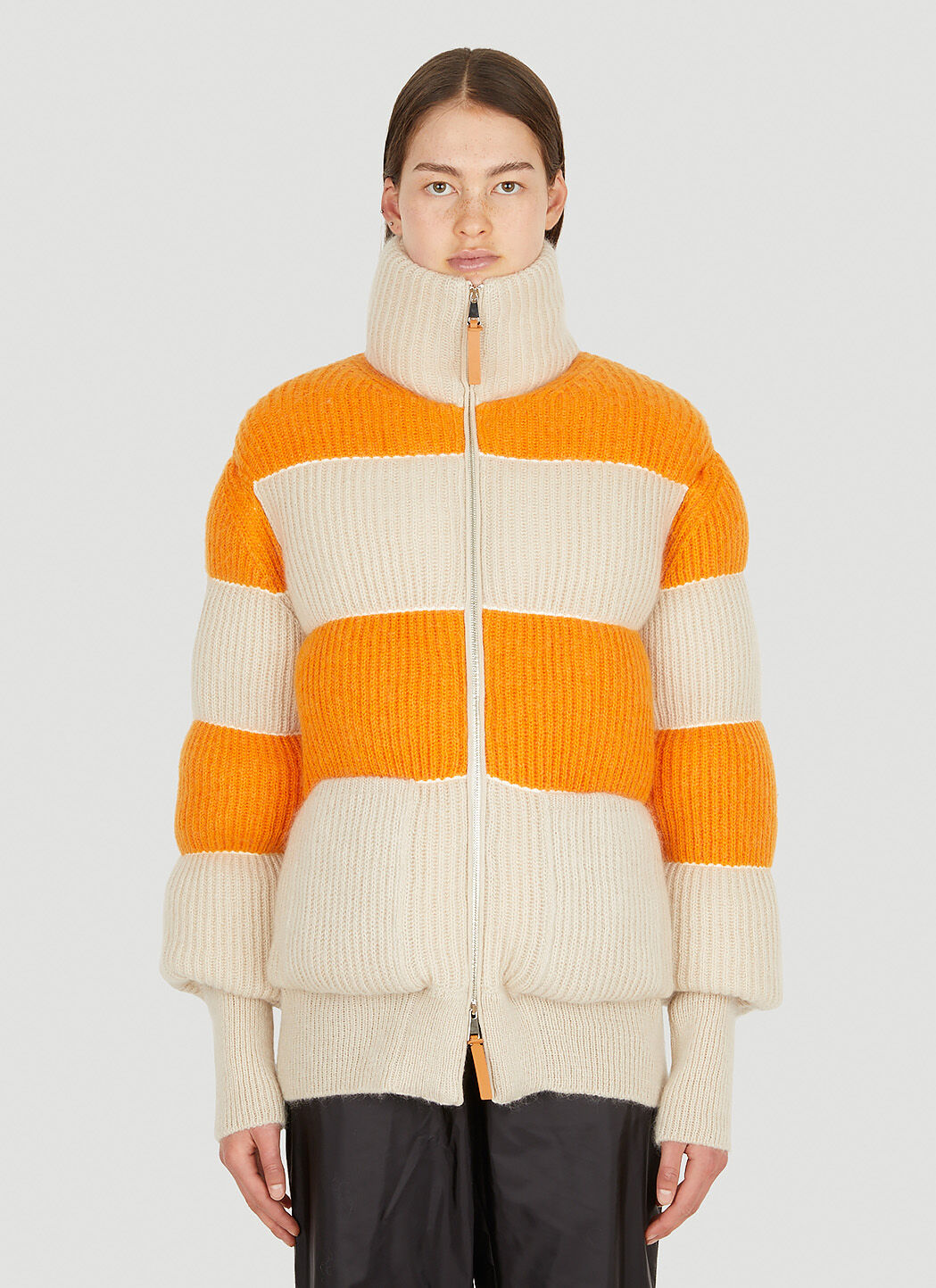Moncler padded deals knit jacket