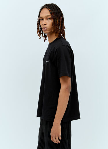 Comme des Garçons Homme ロゴプリントTシャツ  ブラック cdh0156013