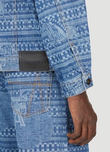 Kampala Denim Jacket Ahluwalia Kampala Denim Jacket Light Blue ahl0152001