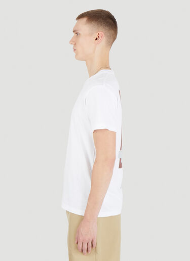 Stone Island Print T-Shirt  White sto0145021