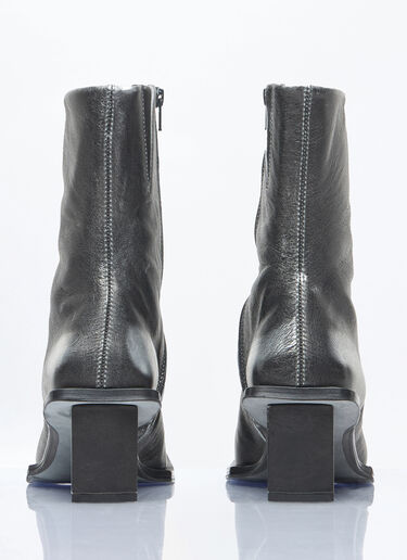 Miista Brenda Brush Off Metal Ankle Boots Grey mii0257001