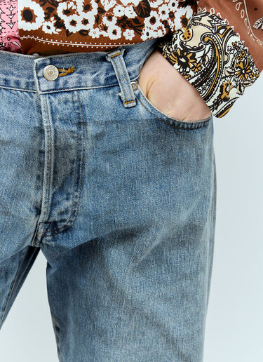 NOMA t.d. Hand-Painted Finish Jeans Blue nma0156005