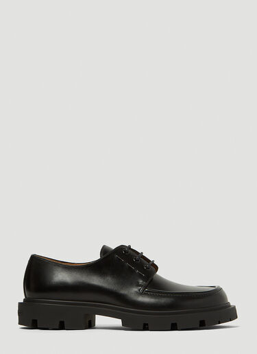 Maison Margiela Track Sole Derby Shoes Black mla0147049