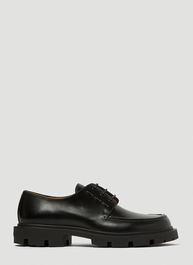 Track Sole Derby Shoes Maison Margiela Track Sole Derby Shoes Black mla0147049