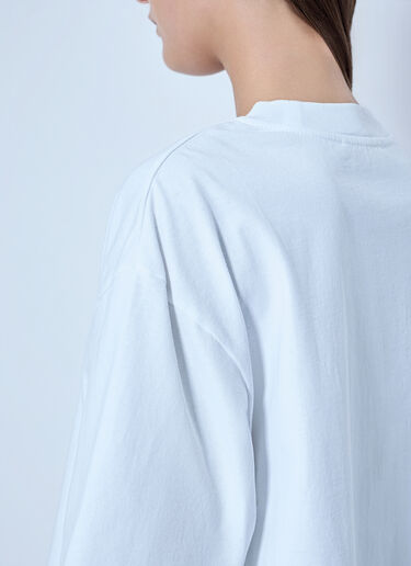 LN-CC® - Marni: Oversized Cotton T-Shirt - White Marni Oversized Cotton T-Shirt White mni0265010