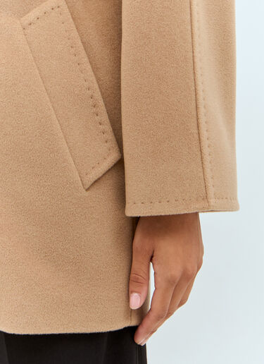 Max Mara Short 101801 Icon Coat Beige max0253018