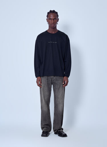 LN-CC® - VETEMENTS: Too Busy To Fuck Longsleeve - Black VETEMENTS Too Busy To Fuck Longsleeve Black vet0166007