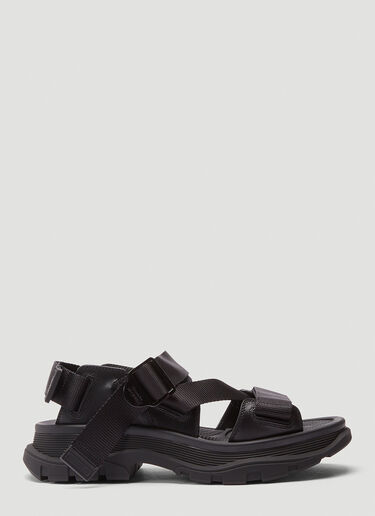 Alexander McQueen Tread 凉鞋 黑 amq0146036