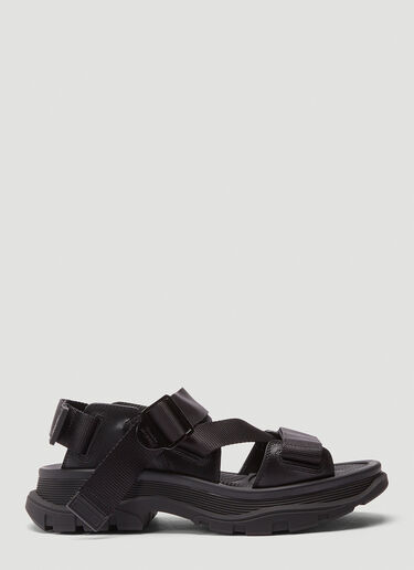 Alexander McQueen Tread Sandals Black amq0146036