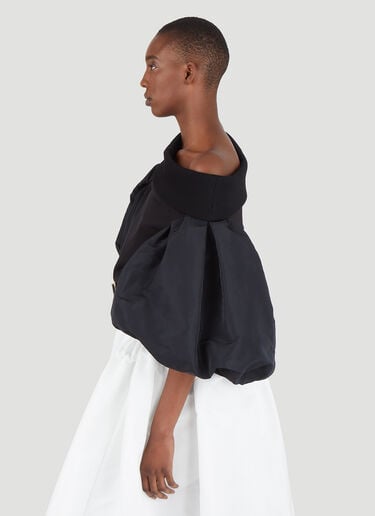 Puff Sleeve Top Alexander McQueen Puff Sleeve Top Black amq0246006