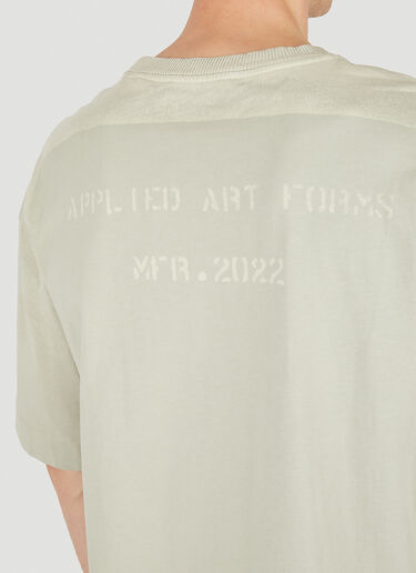Applied Art Forms Spray Stencil T-Shirt Light Grey aaf0150010