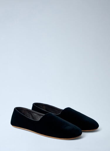 The Row Ponti Slippers Black row0264073