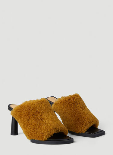 Jacquemus Les Mules Carré Rond 穆勒鞋 卡其 jac0246118