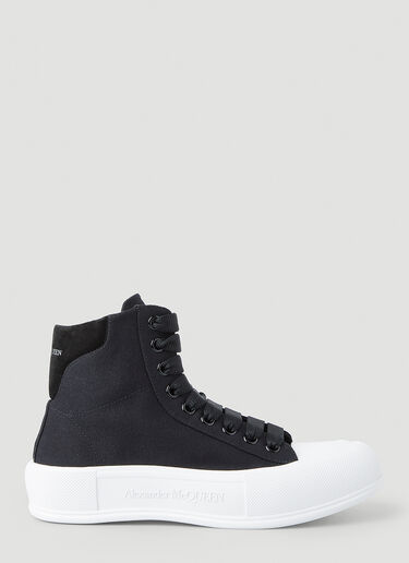Alexander McQueen Deck High Top Sneakers Black amq0147034