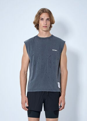 Satisfy MothTech Muscle Top Black sat0164006