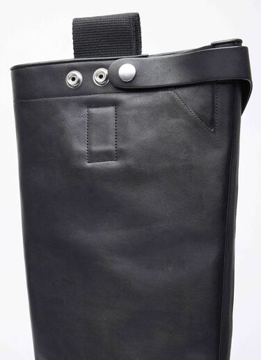 Rick Owens Knee-High Pull-On Begun Boots Black ric0157028