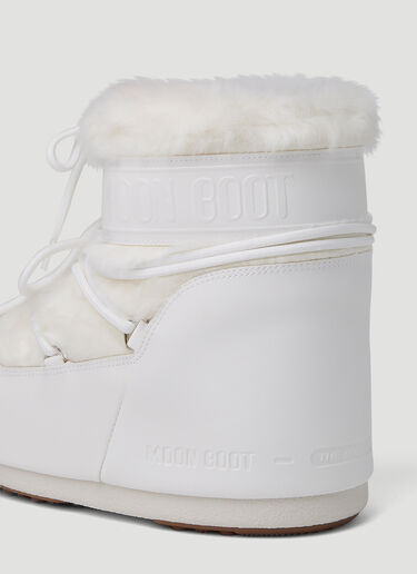 Moon Boot Icon Low Faux Fur Snow Boots White mnb0350008